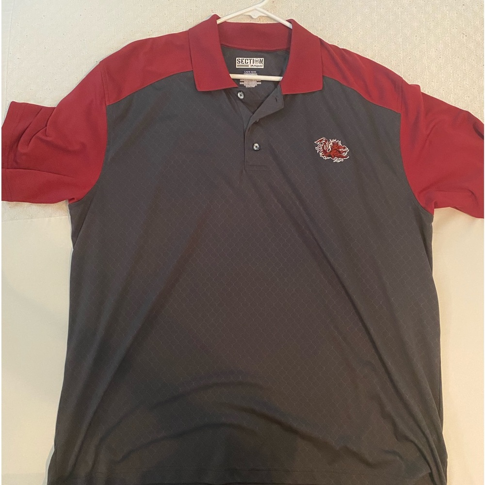 South Carolina gamecocks large polo. Looks great